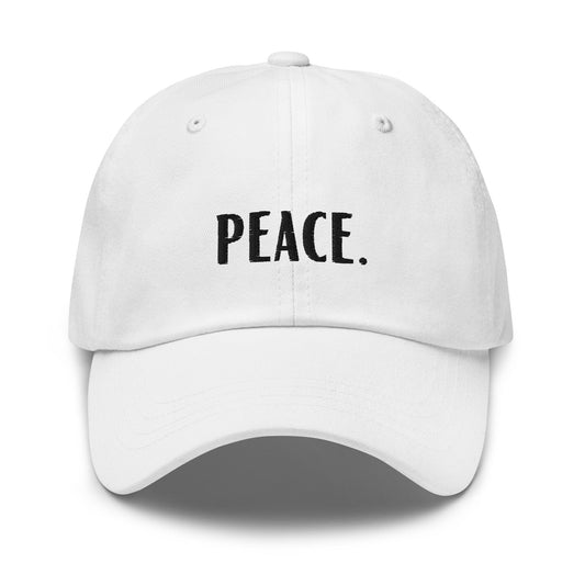 PEACE. Dad hat
